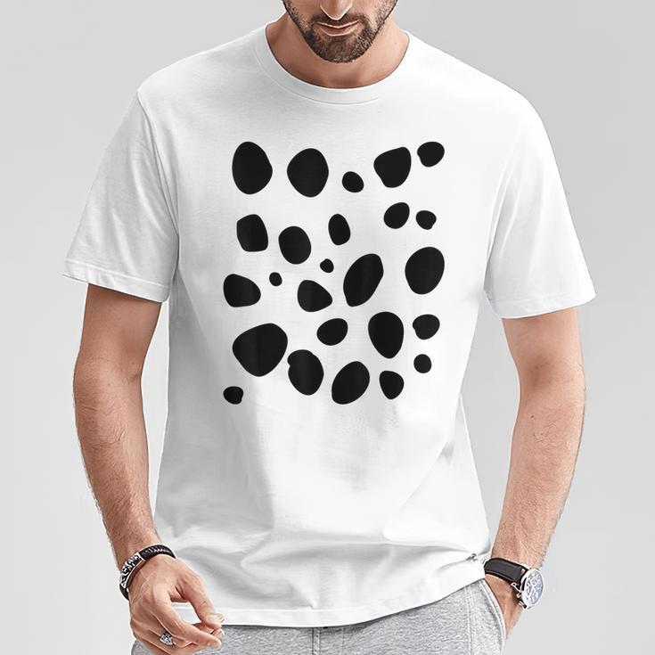 ダルメシアン愛好家のためのダルメシアンパターン ダルメシアンプリント Tシャツ 面白い贈り物