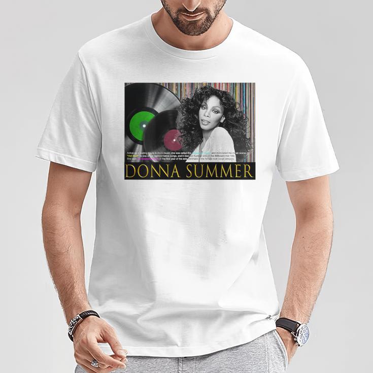 ドナサマー_001_Back Printed Tシャツ 面白い贈り物