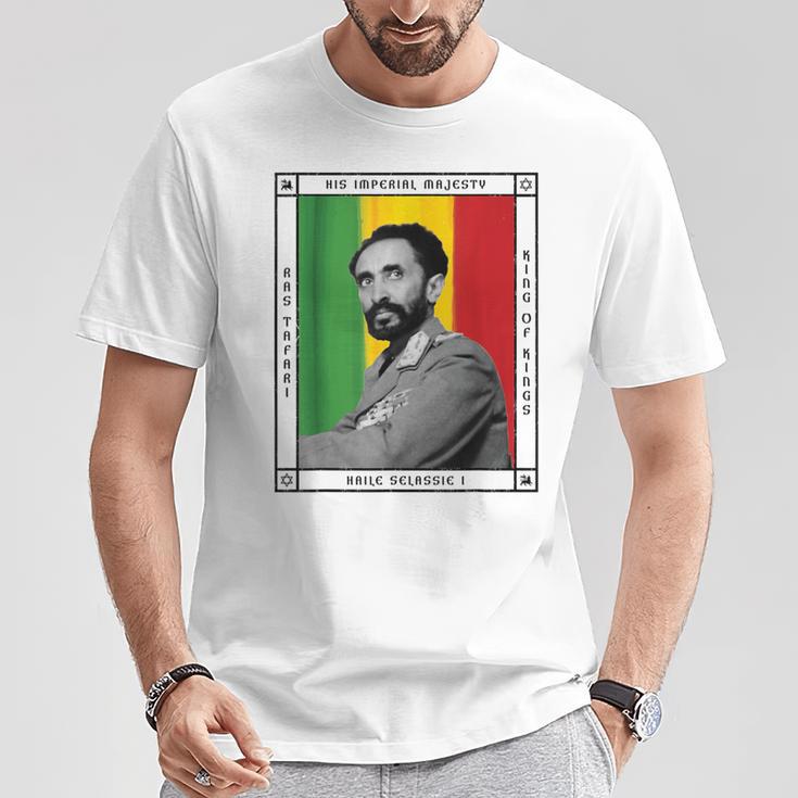 ハイレ・セラシエ一世陛下 Tシャツ 面白い贈り物