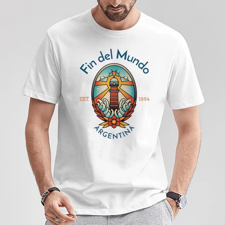 フィンデルムンド灯台アルゼンチン Tシャツ 面白い贈り物