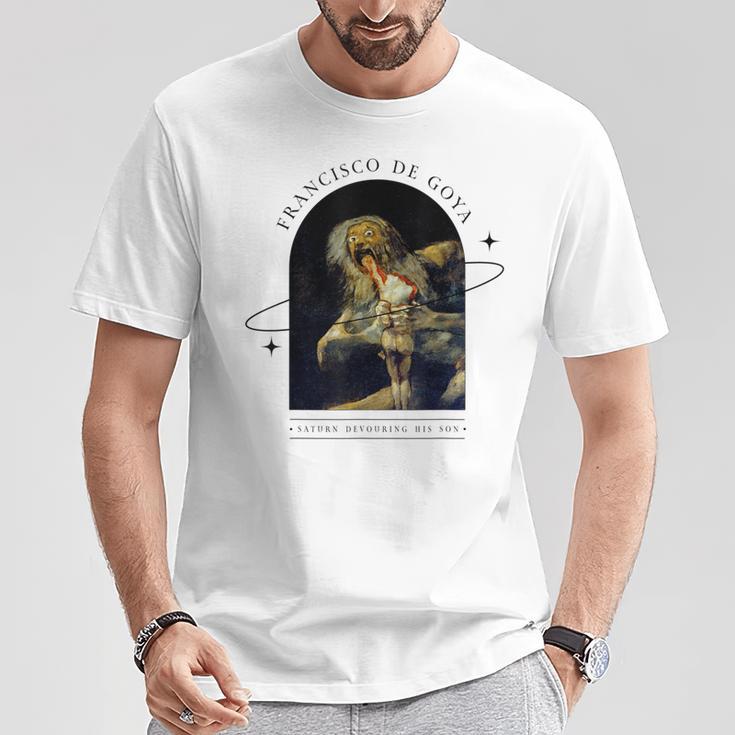 フランシスコ デ ゴヤ デザイン ホラー ゴシック アート Tシャツ 面白い贈り物