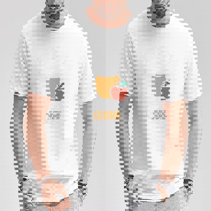 フランスのj'peux Pas J'ai Cidre Cider Lovers Tシャツ 面白い贈り物