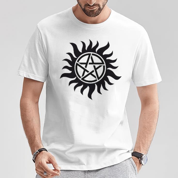 ペンタグラム スーパーナチュラル Tシャツ 面白い贈り物