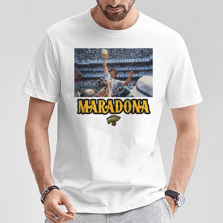 マラドーナ世界チャンピオン Tシャツ 面白い贈り物