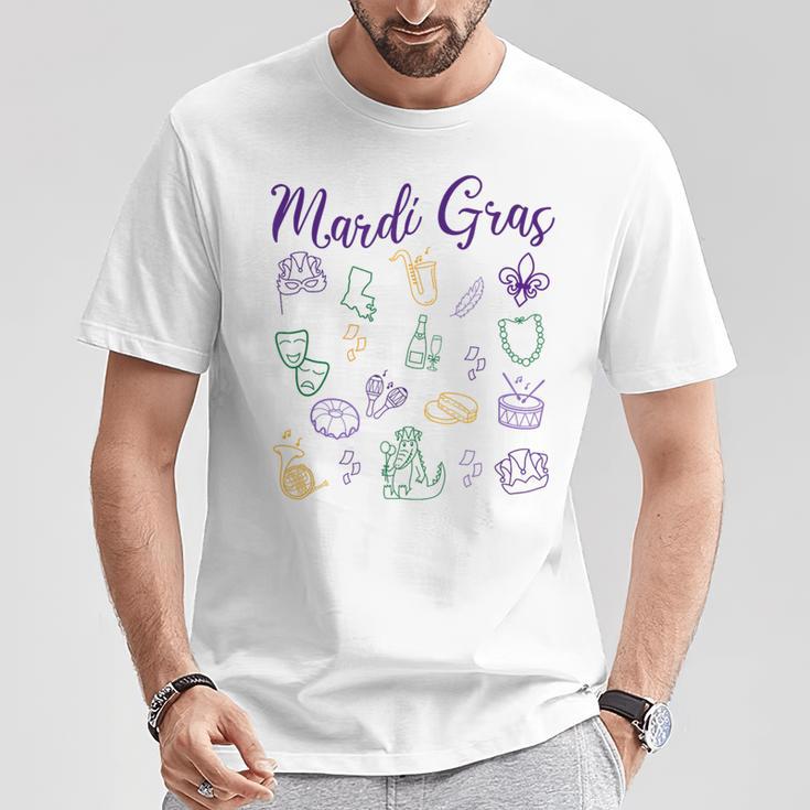 マルディグラ2025、マルディグラクルーズ、ニューオーリンズルイジアナ Tシャツ 面白い贈り物