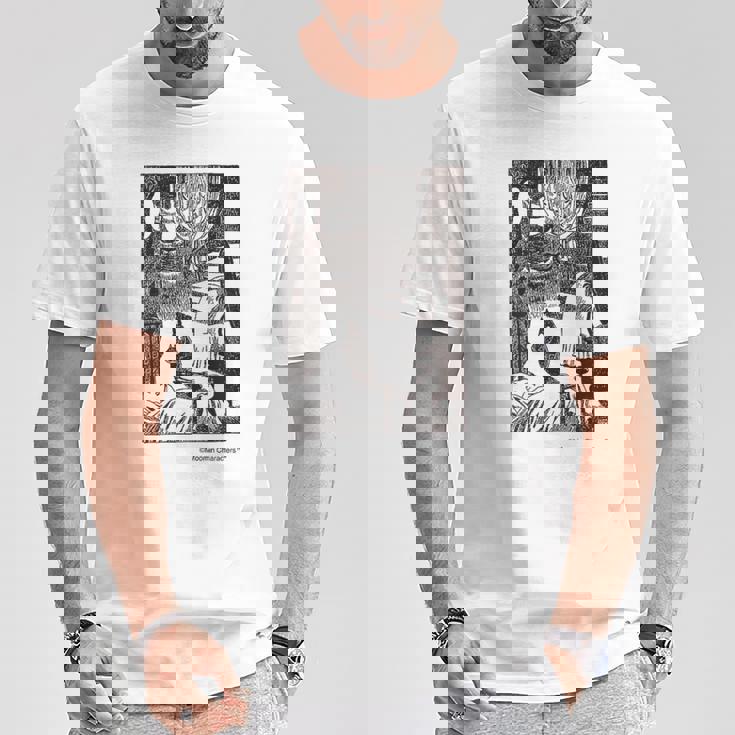 ムーミン 真夜中に起きる ムーミン谷の冬 Tシャツ 面白い贈り物