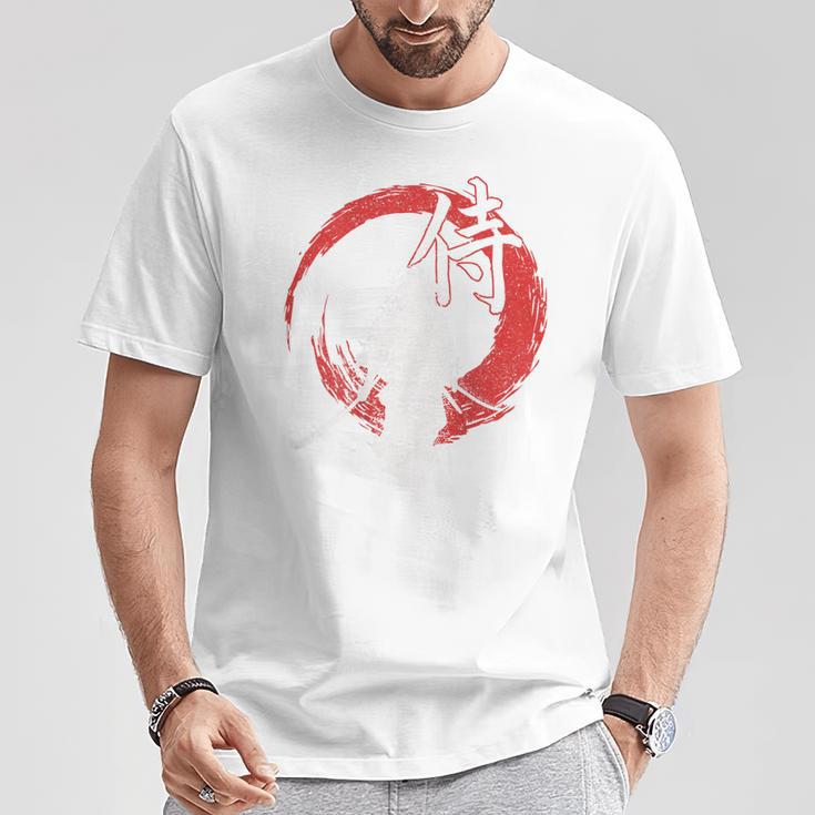 レトロな武士道 武士 日本のサムライデザイン Tシャツ 面白い贈り物