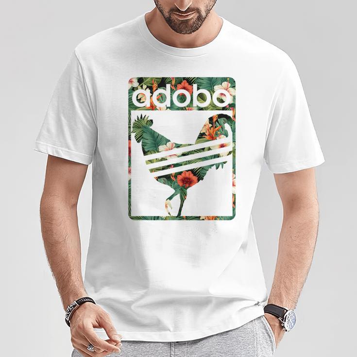 ヴィンテージ フローラル ピノイ アドボ Tシャツ 面白い贈り物