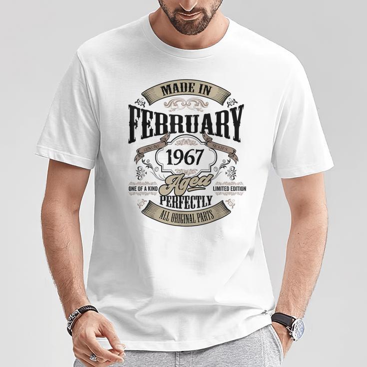 ヴィンテージ還暦伝説 1967年2月 60歳の贈り物 Tシャツ 面白い贈り物