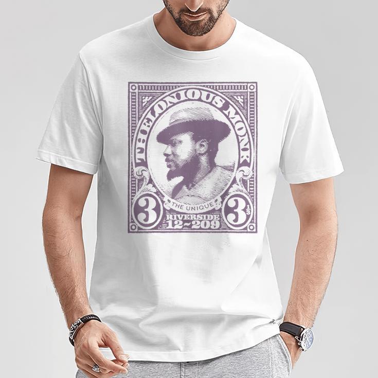 公式セロニアス・モンク・ジャズ・アイコン・グッズ The Unique Tシャツ 面白い贈り物