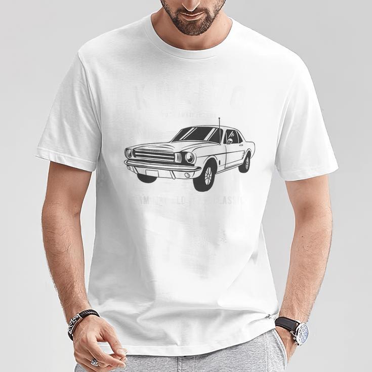 古希祝い 車好き 父 男性 おしゃれ クラシックカー 70歳 I'm Not Old I'm Classic Tシャツ 面白い贈り物