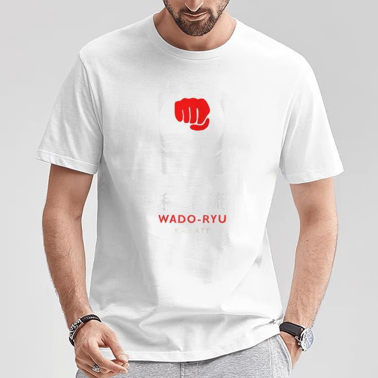 和道龍 空手 バックプリント Tシャツ 面白い贈り物