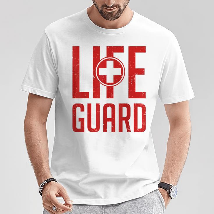 救命救急救命士のライフセーバー Lifeguard Tシャツ 面白い贈り物