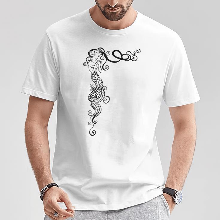 気まぐれな人魚 Tシャツ 面白い贈り物