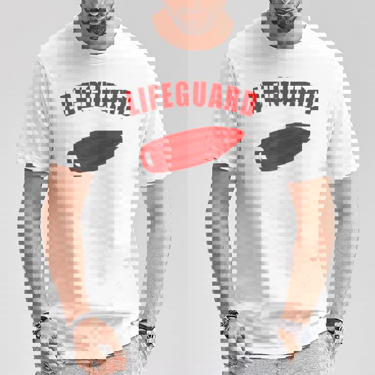 水泳 ライフガード レディース メンズ 水泳 楽しい Tシャツ 面白い贈り物