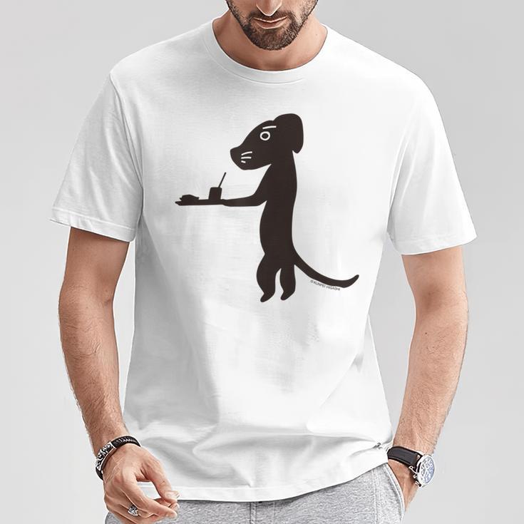詩とメルヘン 東君平 インド洋の犬 Tシャツ 面白い贈り物