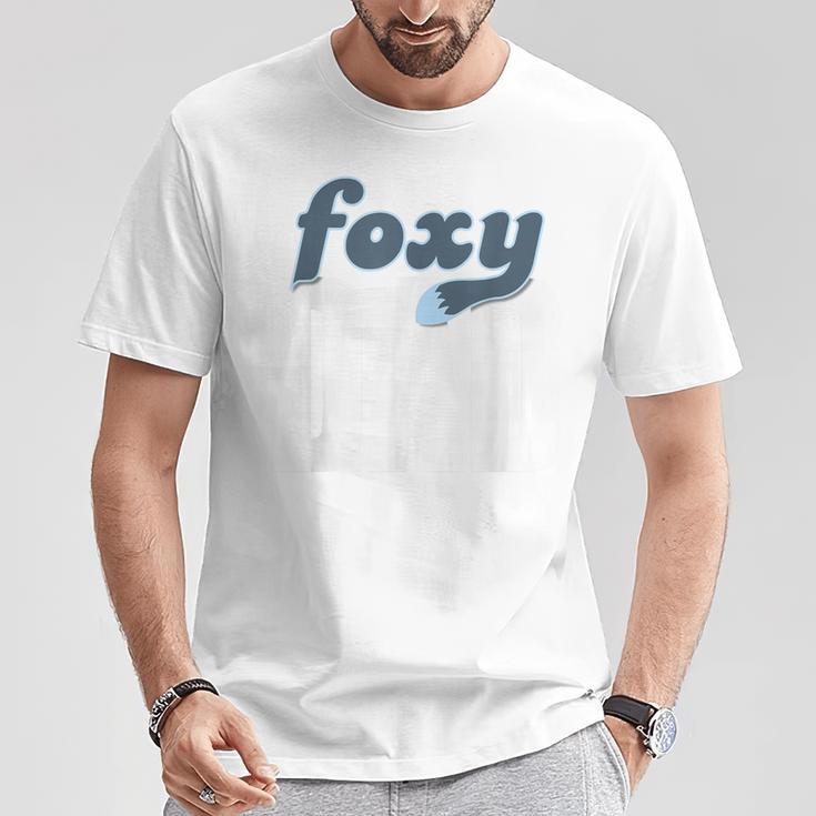 面白いフォクシーお父さんレトロ ビンテージ デザイン Tシャツ 面白い贈り物