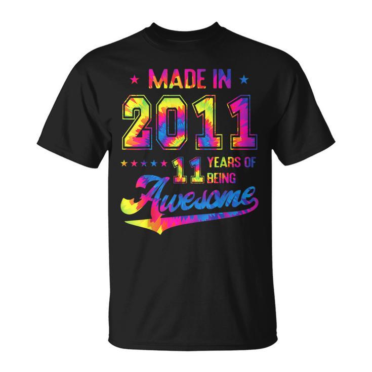 11歳男の子女の子 2011年生まれビンテージ11歳の誕生日 Tシャツ