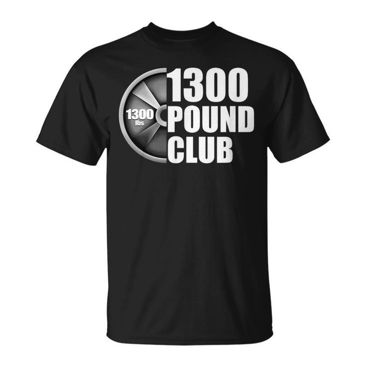 1300ポンドクラブパワーリフティング Tシャツ