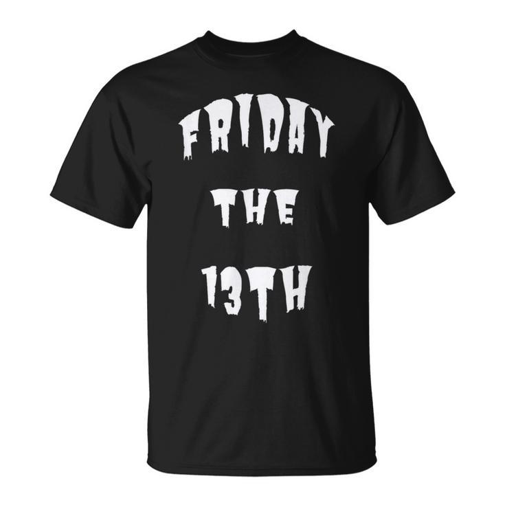 13日の金曜日 不気味なシャツ Tシャツ