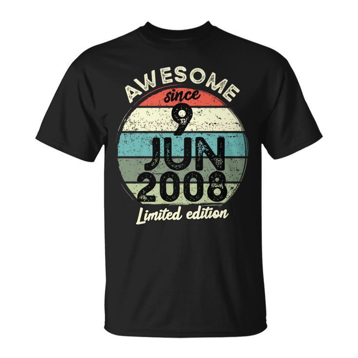 15歳の誕生日 2008年6月9日 15歳の誕生日 長袖tシャツ Tシャツ