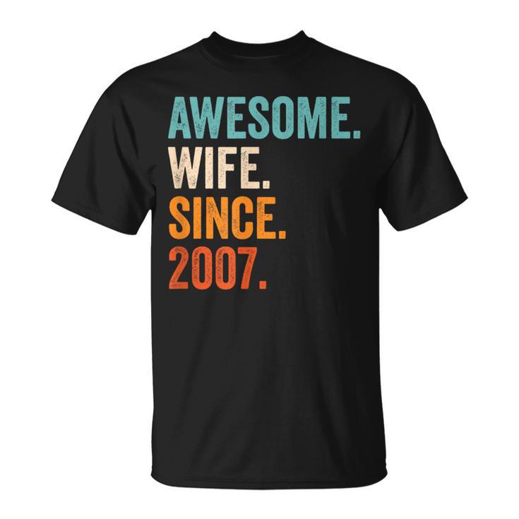 19 Aniversario De Boda 19 Años Camiseta unisex