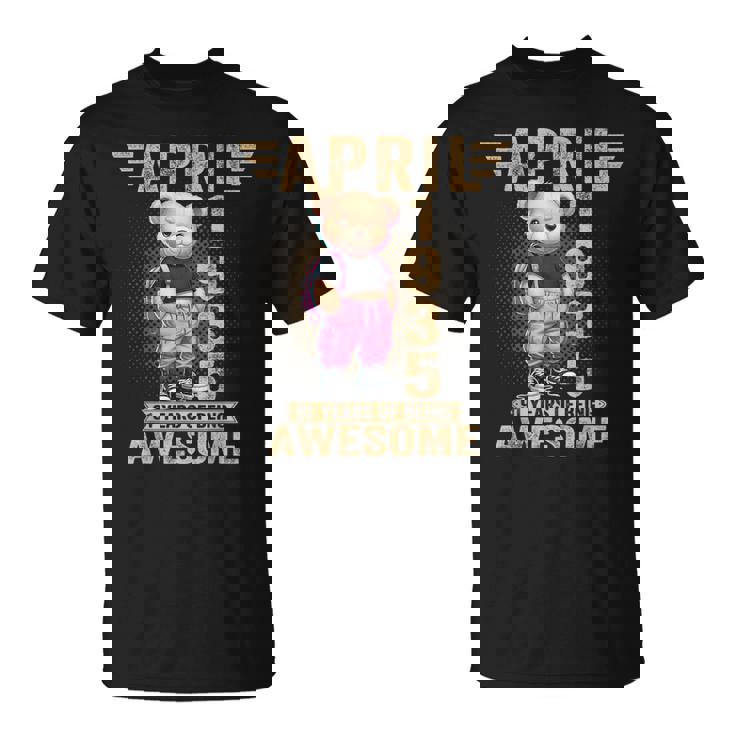 1935年4月 91歳の誕生日 91歳のテディベア Being Awesome Tシャツ