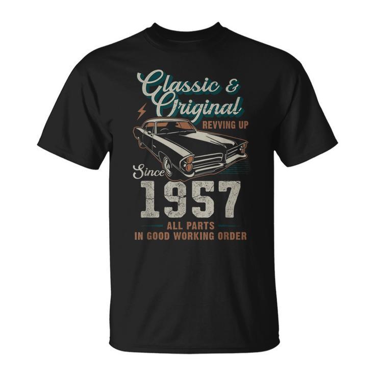 1957年生まれ ヴィンテージカー 69歳の誕生日 Tシャツ