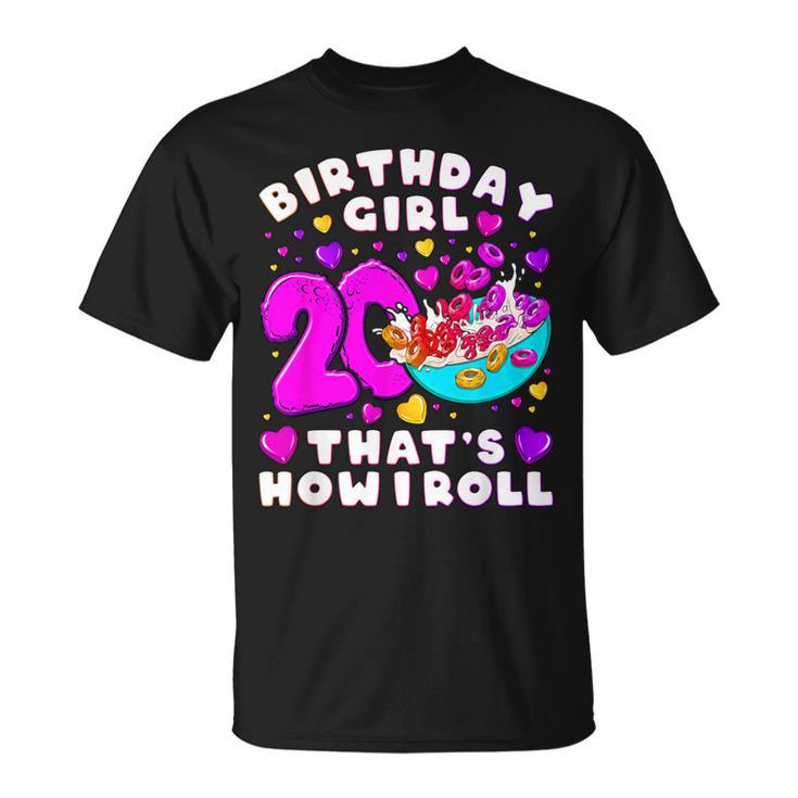 20歳のバースデーガール、20年目のフルーツコーンループス、背番号20 Tシャツ