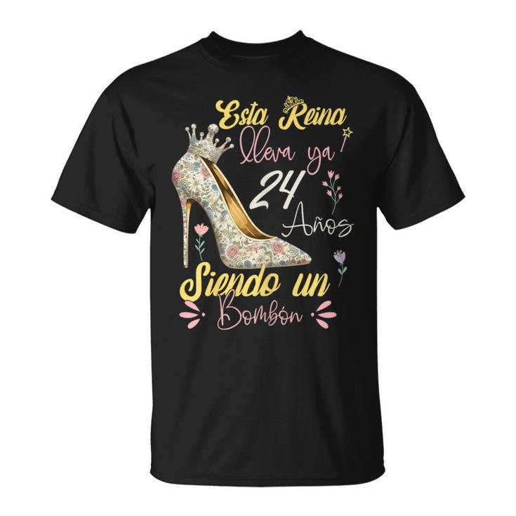 24 Añosiendo Un Bombón Cumpleaños 24 Años Camiseta unisex