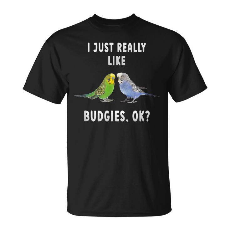 2つのセキセイインコ、面白いことわざ、楽しい、セキセイインコ Tシャツ