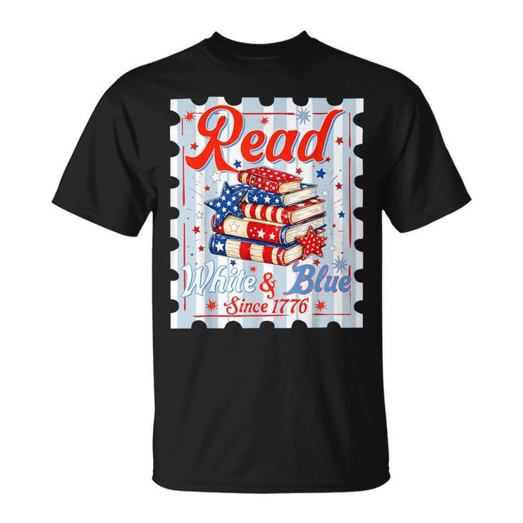4th Of July Patriotic Read Blue Books Men Women Kid T-Shirt