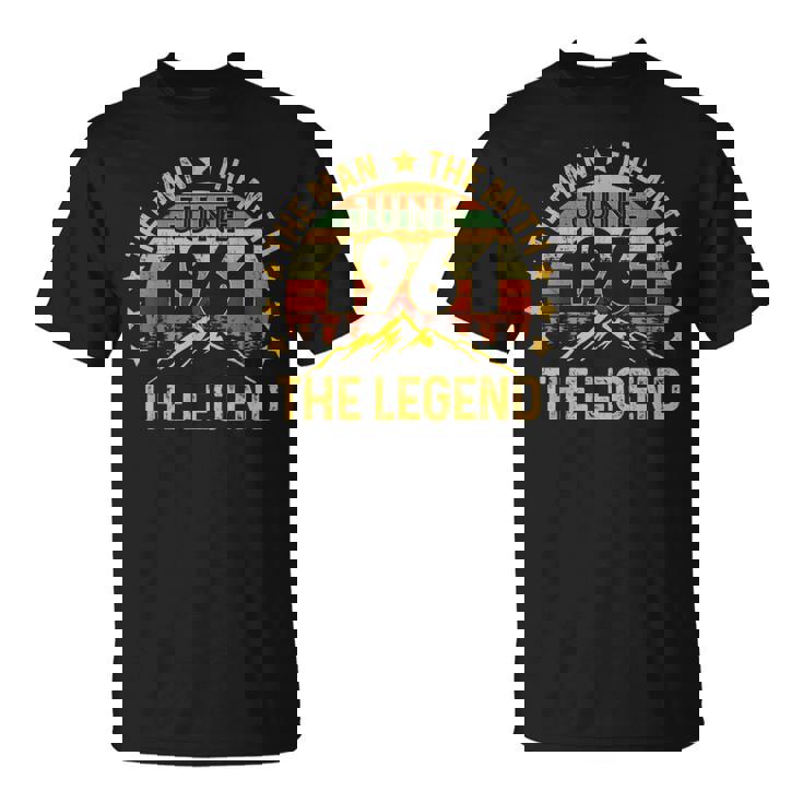 60 Years Old Birthday The Man Myth Legend 1961年6月 Tシャツ