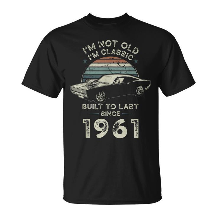 65歳の誕生日 1961年クラシックカー Tシャツ