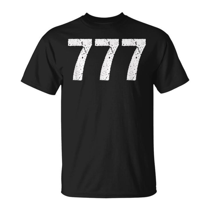 777 数秘術 スピリチュアルパーソナルナンバー 777 エンジェルナンバー Tシャツ