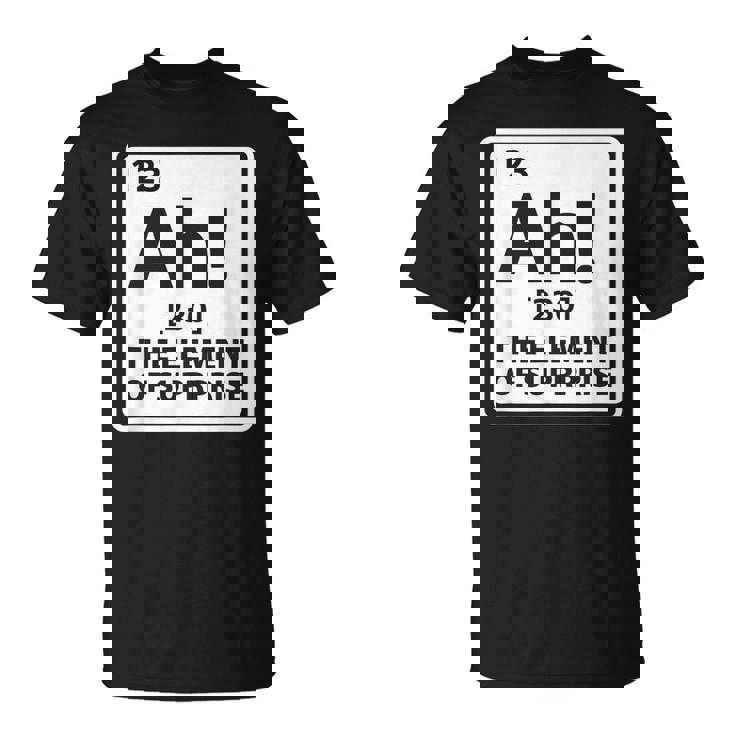 Ah The Element Ofurprise 周期表 Tシャツ
