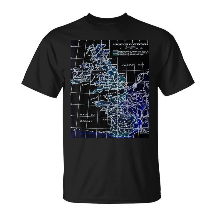 Angevin Empire プランタジネットアンジュー イングランド ノルマンディーアイルランド Tシャツ