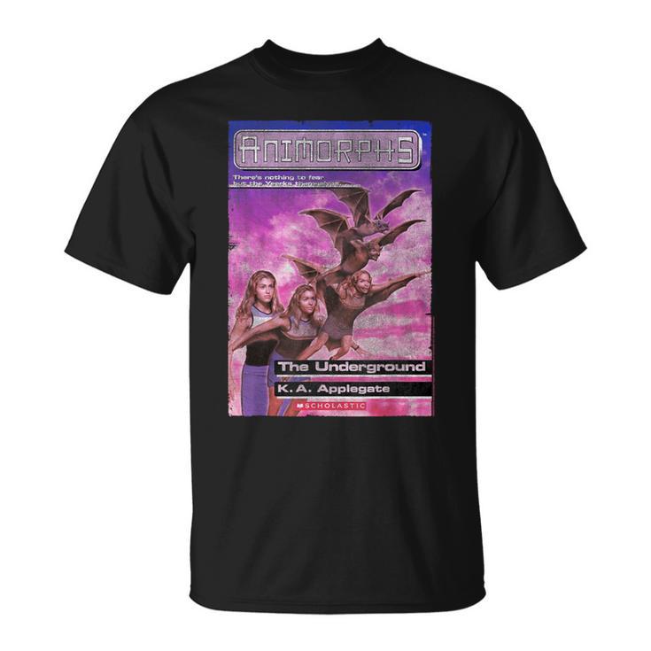 Animorphs The Underground Bat Transformation Book Cover T-Shirt