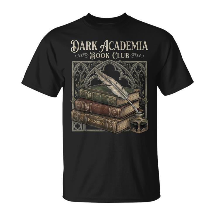 Apparel Dark Academia Book Club Aesthetic Reader T-Shirt