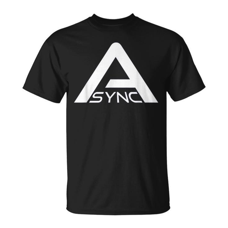 Async Backroom Pixels Research Tシャツ
