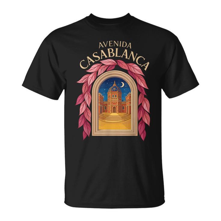 Avenida Casablanca Lustig Marokkanisch Marokko Maroc Travail T-Shirt