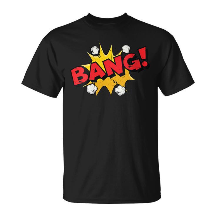 BANG Comic Book Cartoon Pop Art Vintage T-Shirt