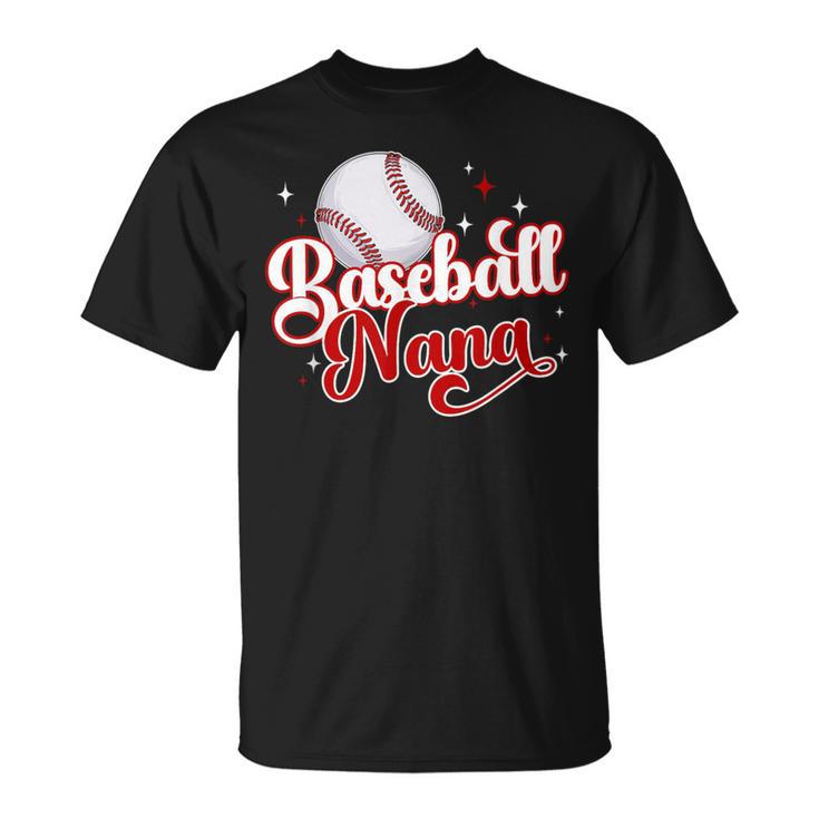 Baseball Nana Of A Baseball Player Nana T-Shirt