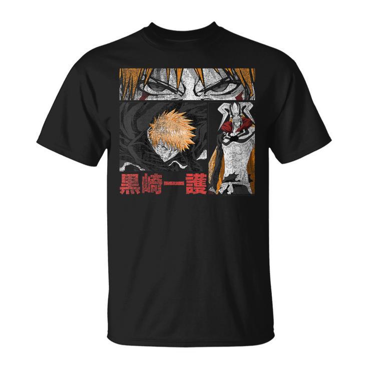Bleach Graphic Ichigo Comic Book Style Anime T-Shirt