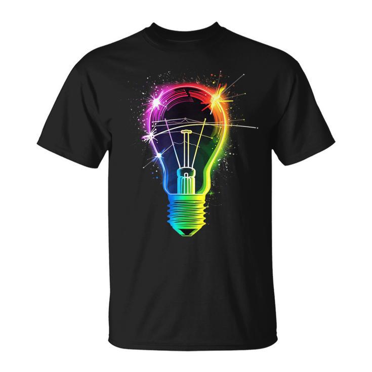 Bombilla Fresca Para Adultos Y Niños Camiseta unisex