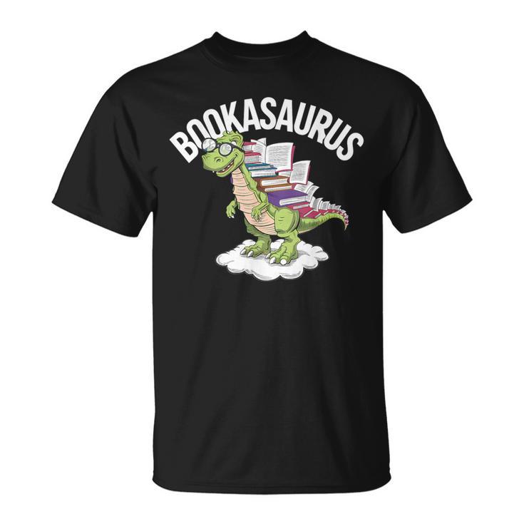 Book Dinosaur T-Rex Bookworm Dino Book Reading T-Shirt