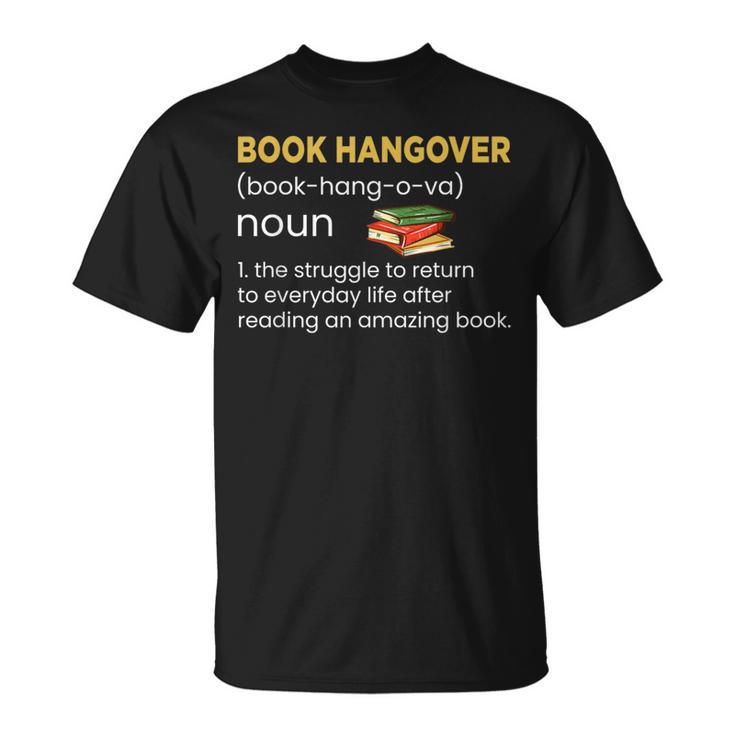 Book Hangover Shirt Book Saying Graphic Tee Reading T-Shirt