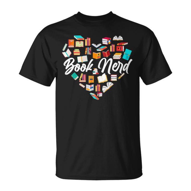 Book Lover Book Nerd Bookworm Bookish Librarian T-Shirt