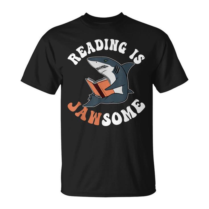 Book Reading Is Jawsome Reading Books T-Shirt