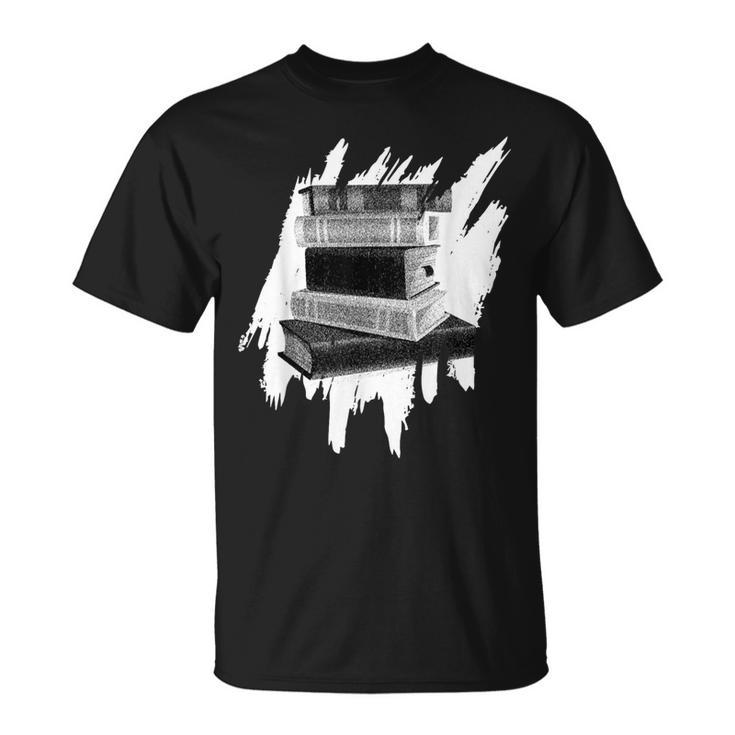 Book Reading Library Books Reader Bookworm T-Shirt
